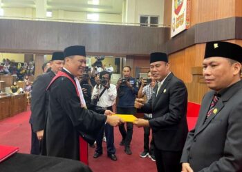 Ketua dan Wakil Ketua I DPRD Musi Rawas Periode 2024-2029 Resmi Dilantik Defenitif
