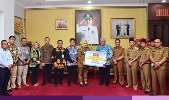 Bupati Hj Ratna Machmud Terima CSR dan Penandatanganan PKS Inbreng Dengan BSB