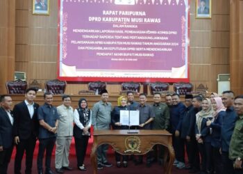 DPRD Musi Rawas Sahkan Raperda Pertanggungjawaban APBD 2024 Menjadi Raperda
