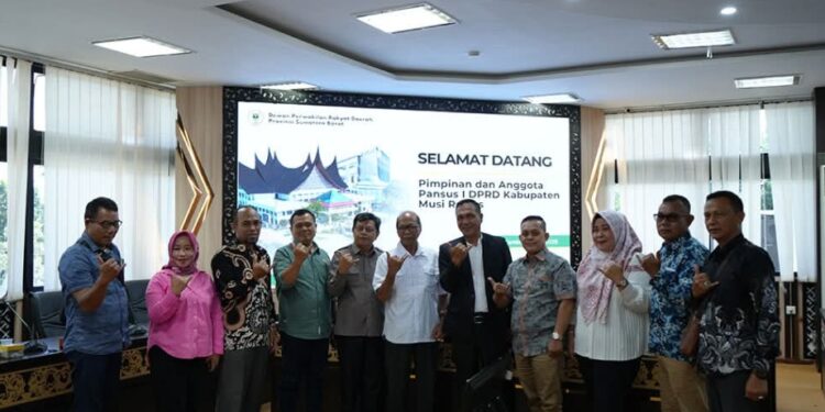 DPRD Kabupaten Musi Rawas Konsultasi Penanganan Permukiman Kumuh ke DPRD Sumbar