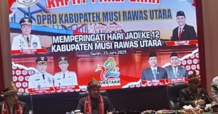 DPRD Gelar Rapat Paripurna Agenda HUT Kabupaten Muratara Ke-12