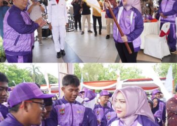 Bupati Mura Lepas Kontingen Porprov XV Sumsel Ke Kabupaten Muba