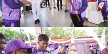 Bupati Mura Lepas Kontingen Porprov XV Sumsel Ke Kabupaten Muba